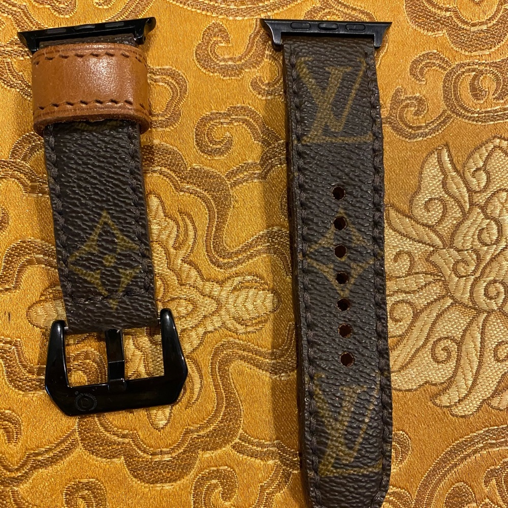 42MM Apple Watch Authentic Upcycled LV band